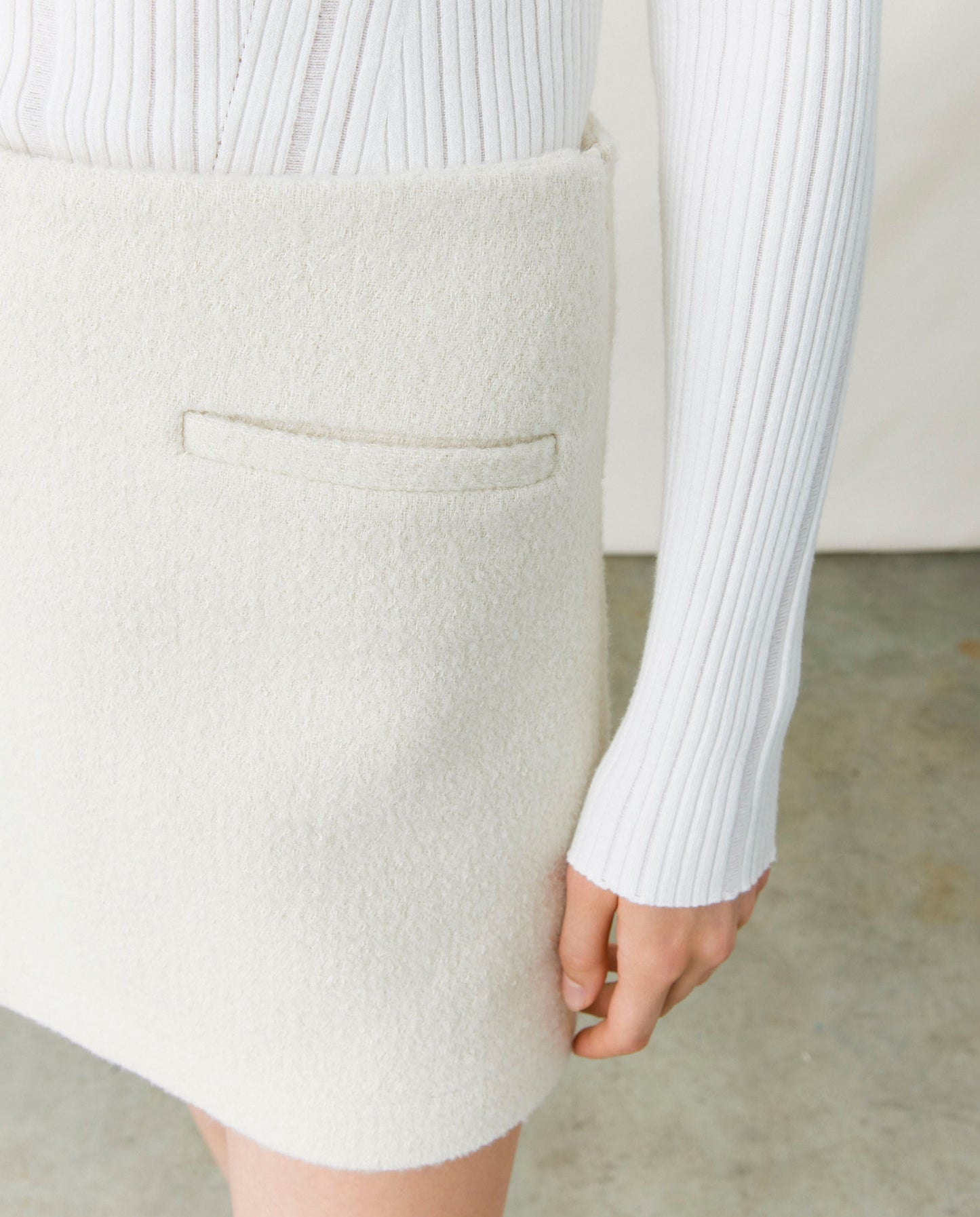 FANNY | Falda corta tejido italiano